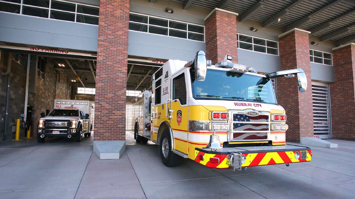 A Murray firefighter arrested Wednesday is accused of collecting and distributing child sex abuse material.