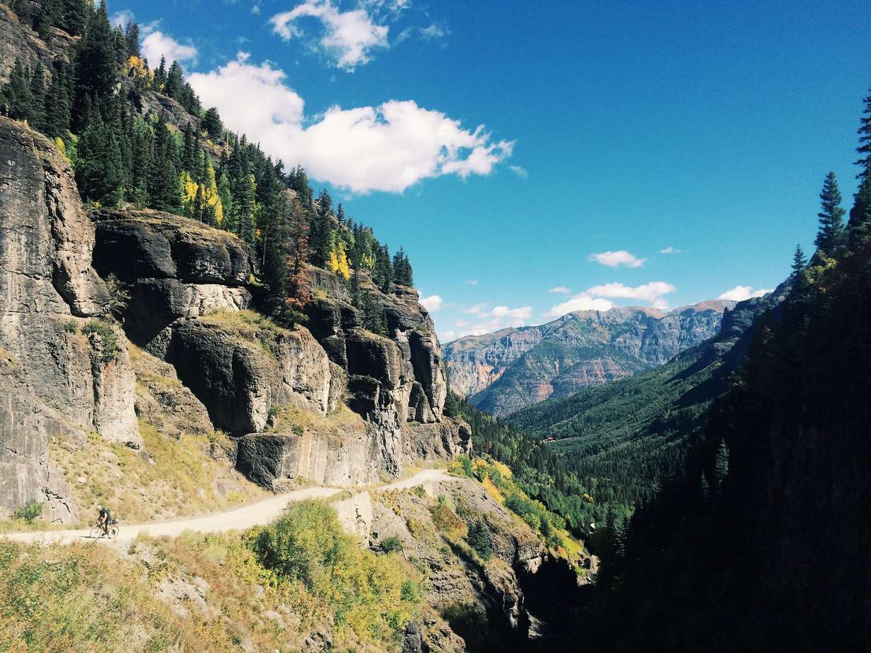 A part of the Golden Gravel Trail. Sarah Swallow became the first person to ride the trail starting Wednesday.