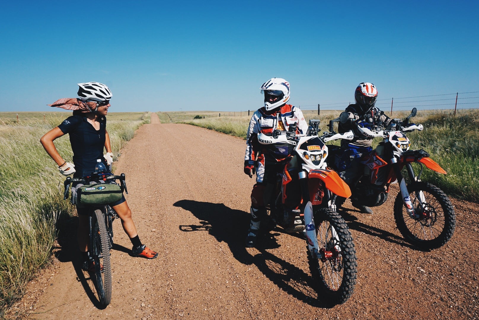 Sarah Swallow in 2015. Swallow became the first person to ride the Adventure Cycling Association’s newest, in-development route called the Golden Gravel Trail starting Wednesday.