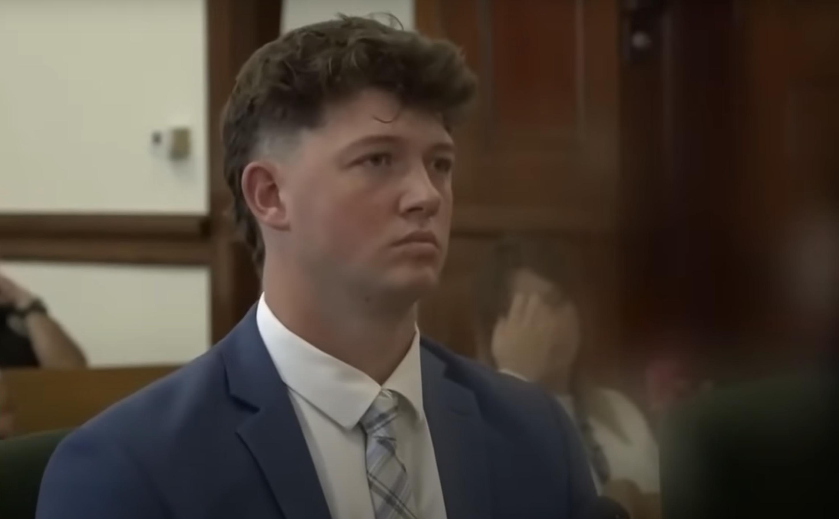 Candon Dean Dahle during his sentencing, Aug. 29. Misinformation about his case and recent sentencing have been spreading online.