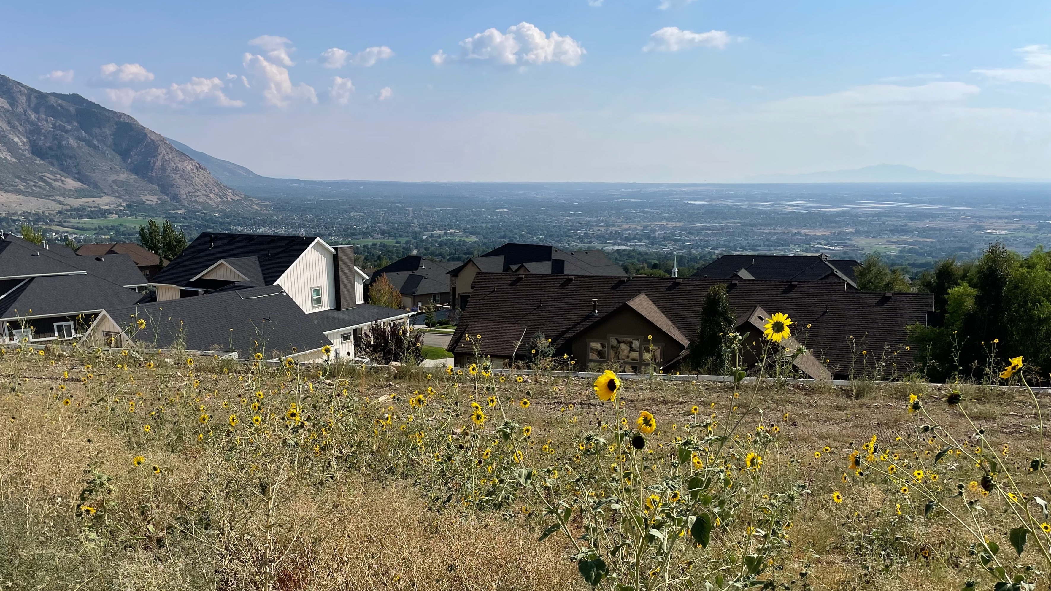 The Willard Peak fire underscores the fire risks in North Ogden's mountain neighborhoods. The photo from Friday shows the view from The Cove neighborhood, focus of planned fire-risk mitigation and prevention efforts.