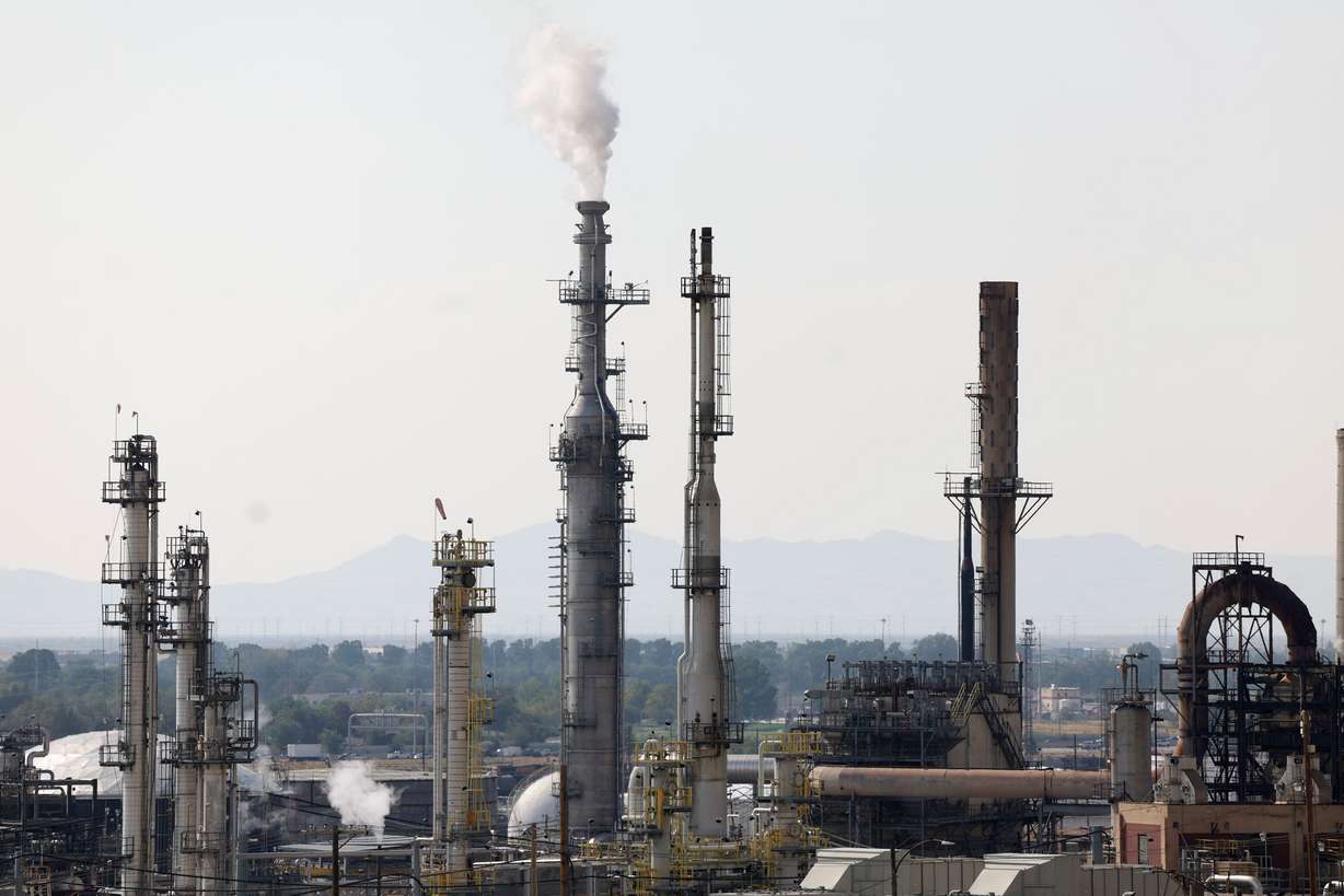 Marathon Petroleum Company in Salt Lake City on Thursday. The president of the Utah Petroleum Association said Utah's oil and gas industry generates large-scale revenue for the state.