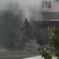 Neighbors spring into action after Cedar Hills lightning strikes tree, catches it on fire