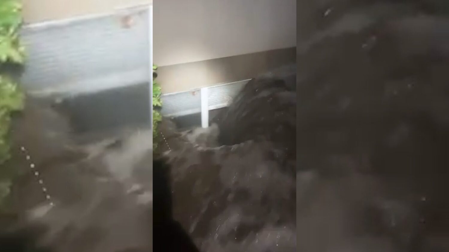 Water, mud, and debris poured into the home owned by Travisse and Stephanie Hansen on Aug. 27. The renters who live there first alerted them to the flooding.