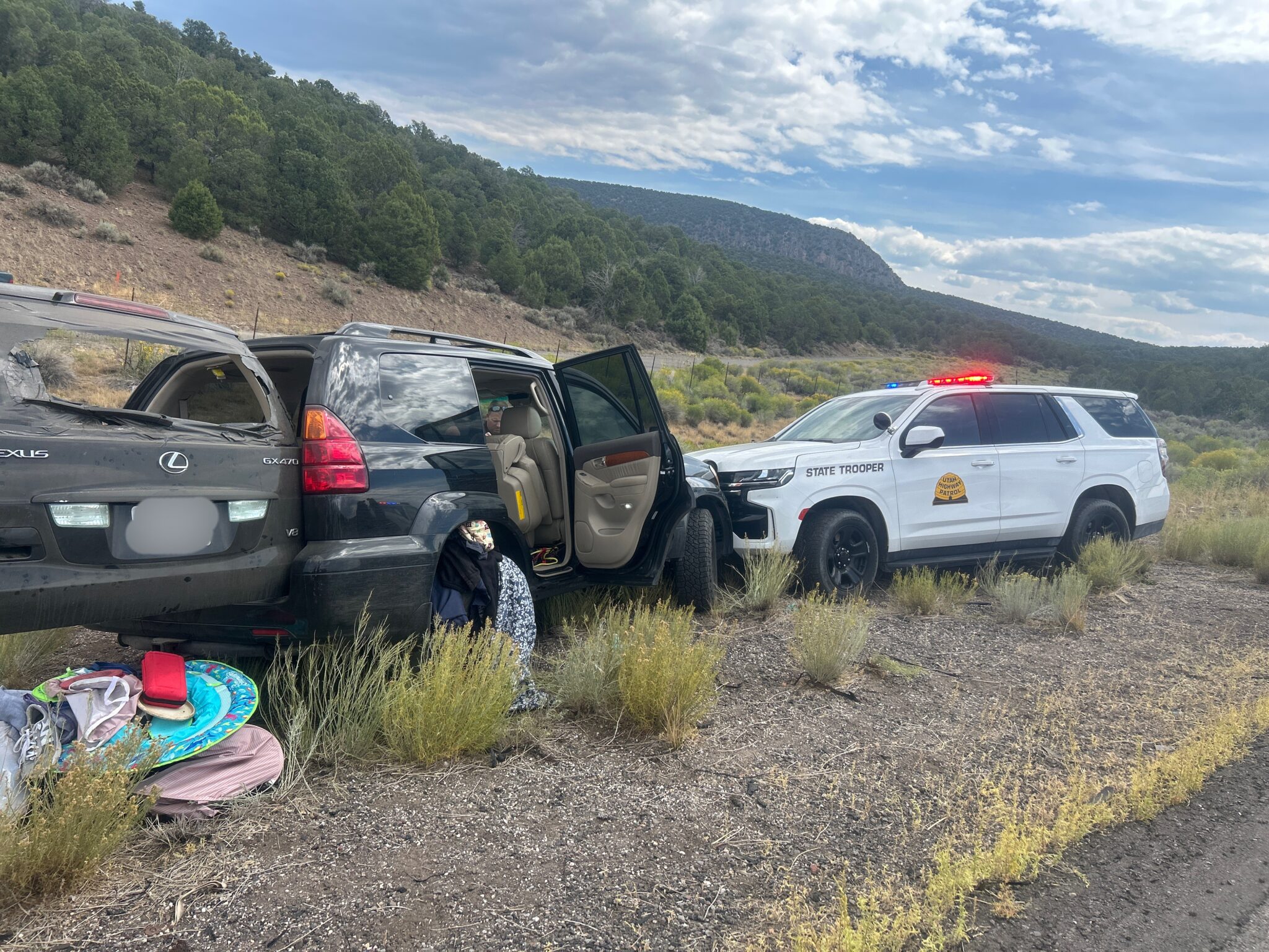 The Utah Highway Patrol stopped a wrong way driver on I-15 in Beaver County on Tuesday after the driver fled from police for approximately 60 miles, while at times going 120 mph.