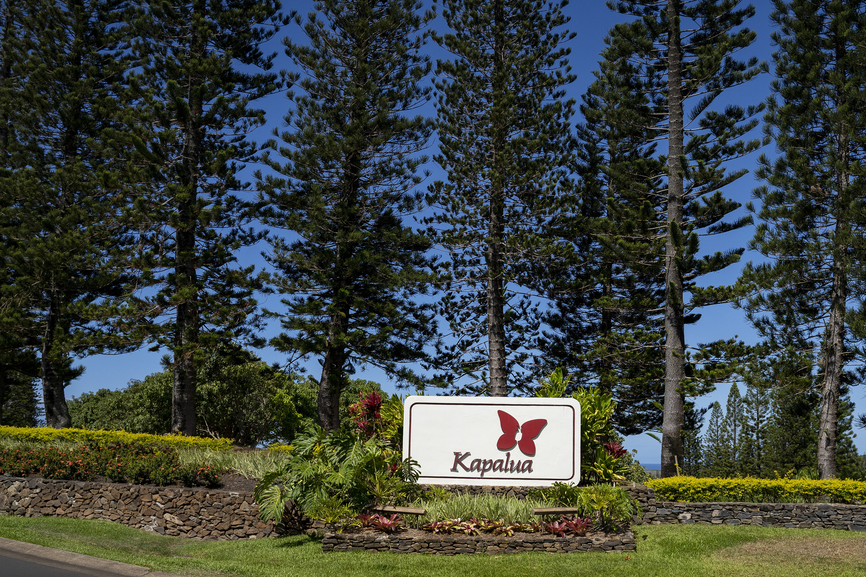 FILE - A Kapalua Ridge Villas sign is viewed on Oct. 3, 2023, in Lahaina, Hawaii. 