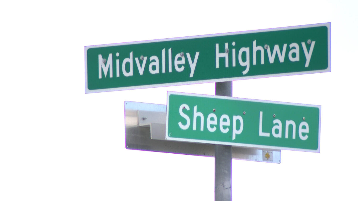A sign for Midvalley Highway in Tooele County is pictured on Thursday. The Tooele County Council has hired a high-powered lobbying firm to push for expanding the highway.