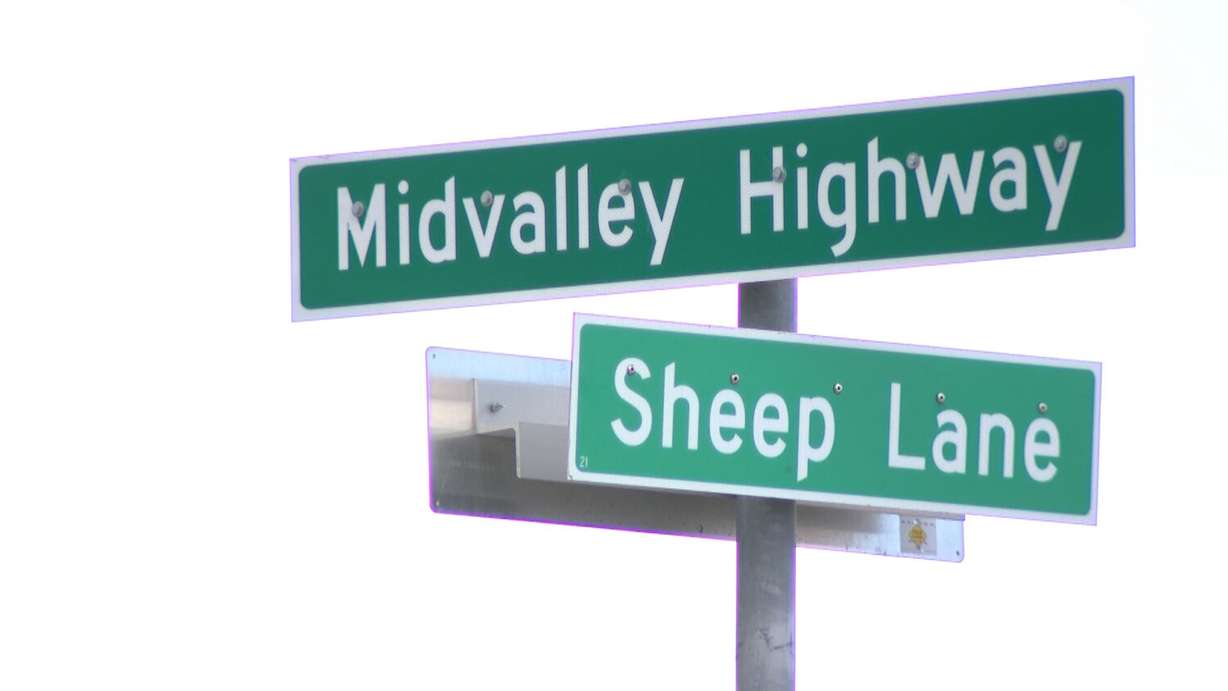 A sign for Midvalley Highway in Tooele County is pictured on Thursday. The Tooele County Council has hired a high-powered lobbying firm to push for expanding the highway.