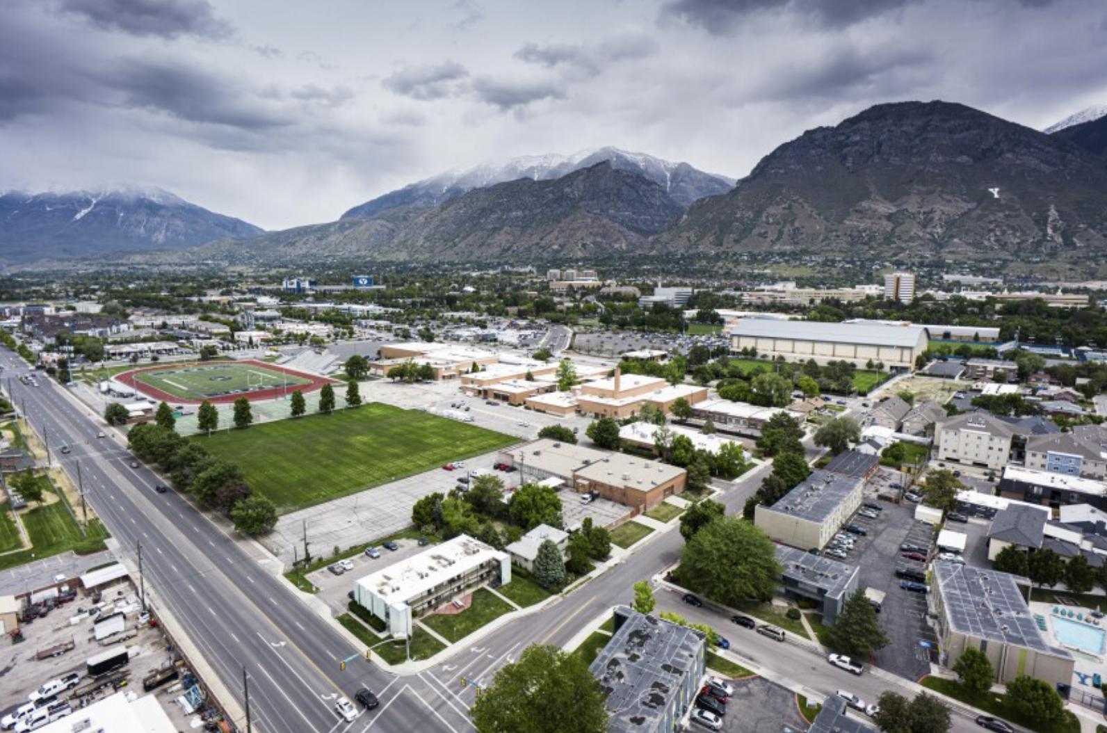 The former Provo High School site, now known as the BYU West Campus, will be the site of the new BYU School of Medicine, the university announced on Monday, May 19, 2025.