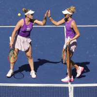 Dabrowski and Routliffe win US Open women's doubles title, ending Townsend's whirlwind tournament
