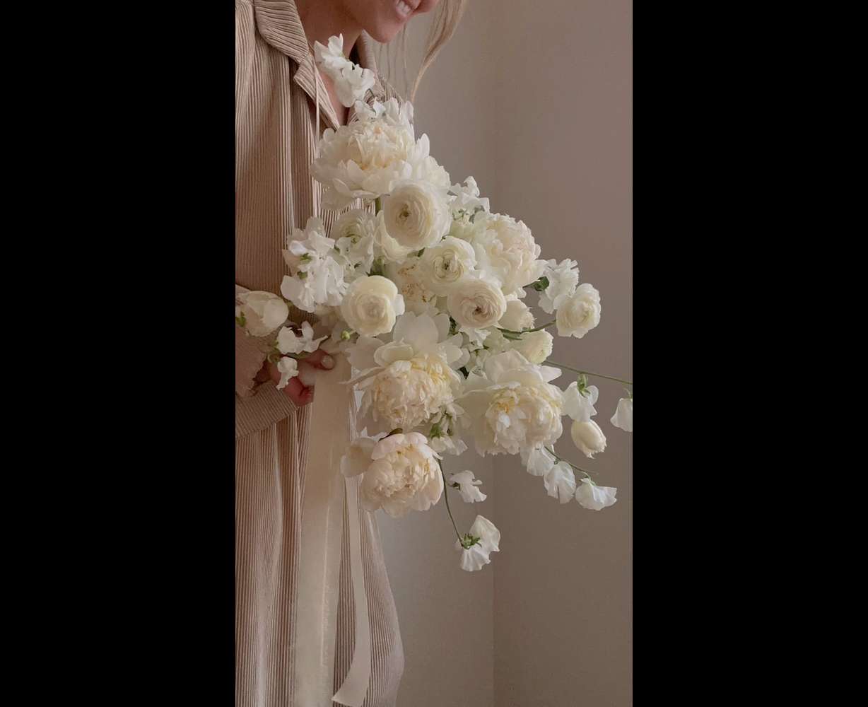 Floral arrangement done by Morgan Cullimore, of North Ogden.