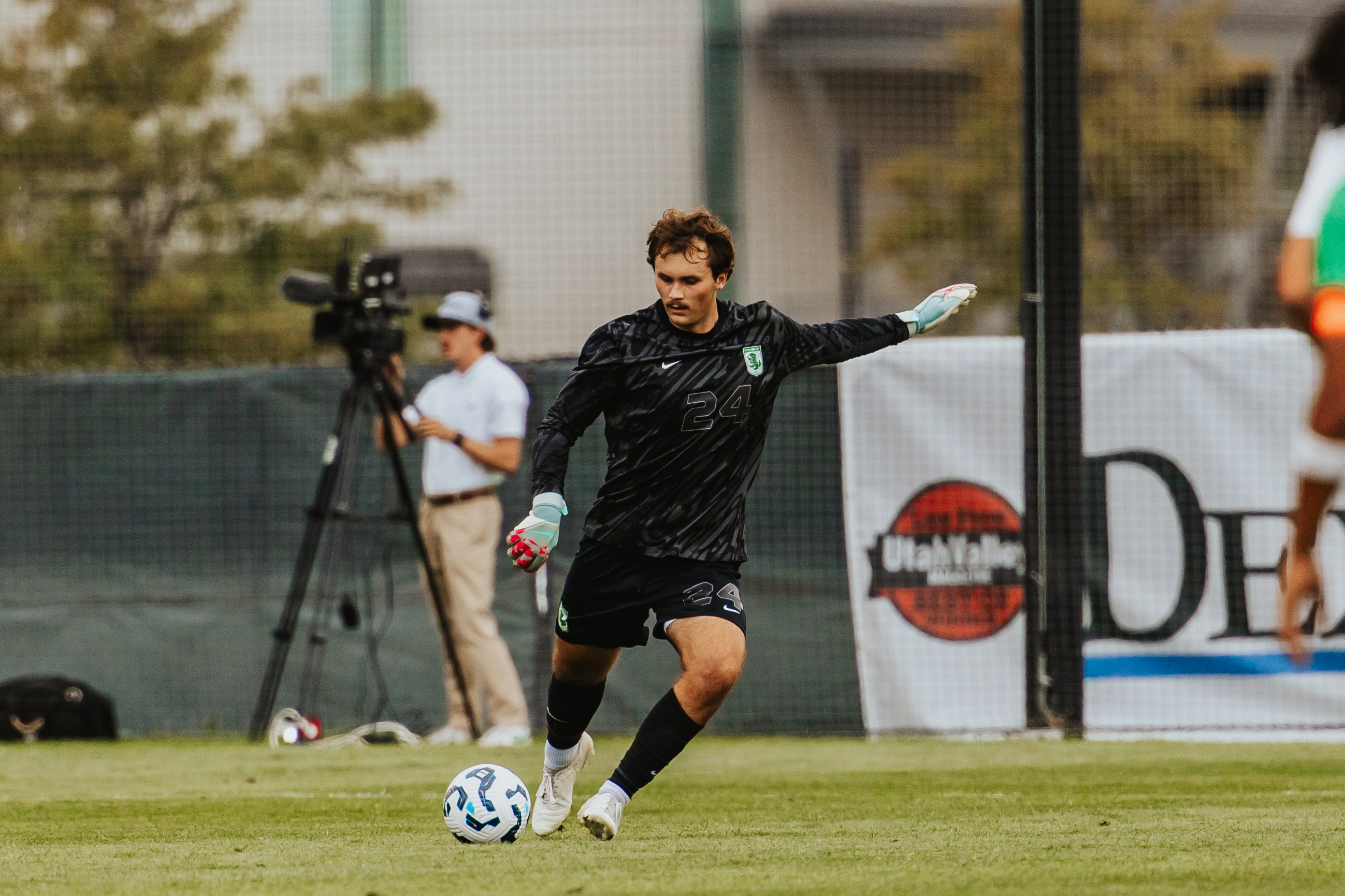 Utah Valley goalkeeper Kolby Sessions has led the 18th-ranked Wolverines' defense to five consecutive shutouts to start the season, tying a program mark for consecutive clean sheets at any point in a season and setting a WAC record.