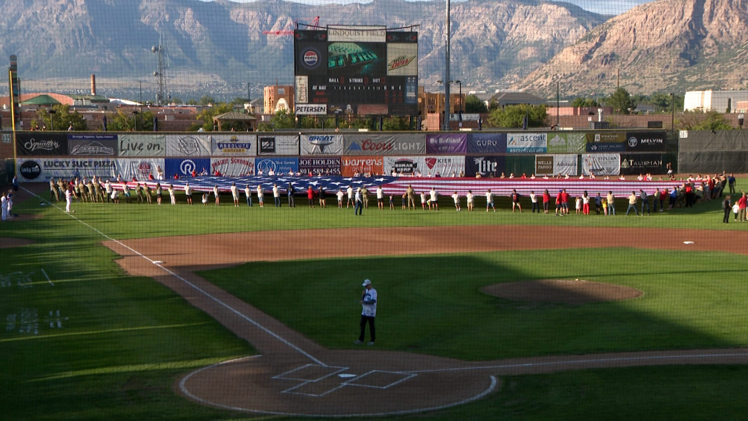 'Ignite patriotism': New giant flag unveiled in honor of Major Brent Taylor