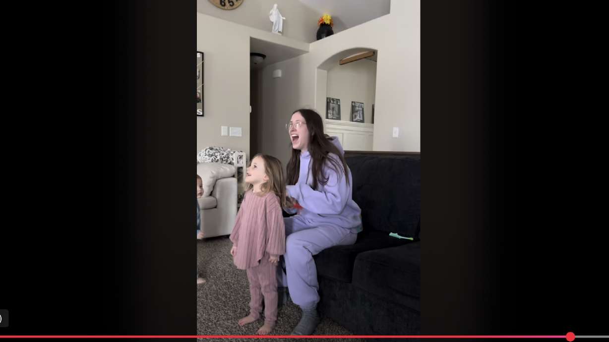 One twin mom decided to switch places with her twin and trick her children in this video. But the little girl seems to figure it out immediately.