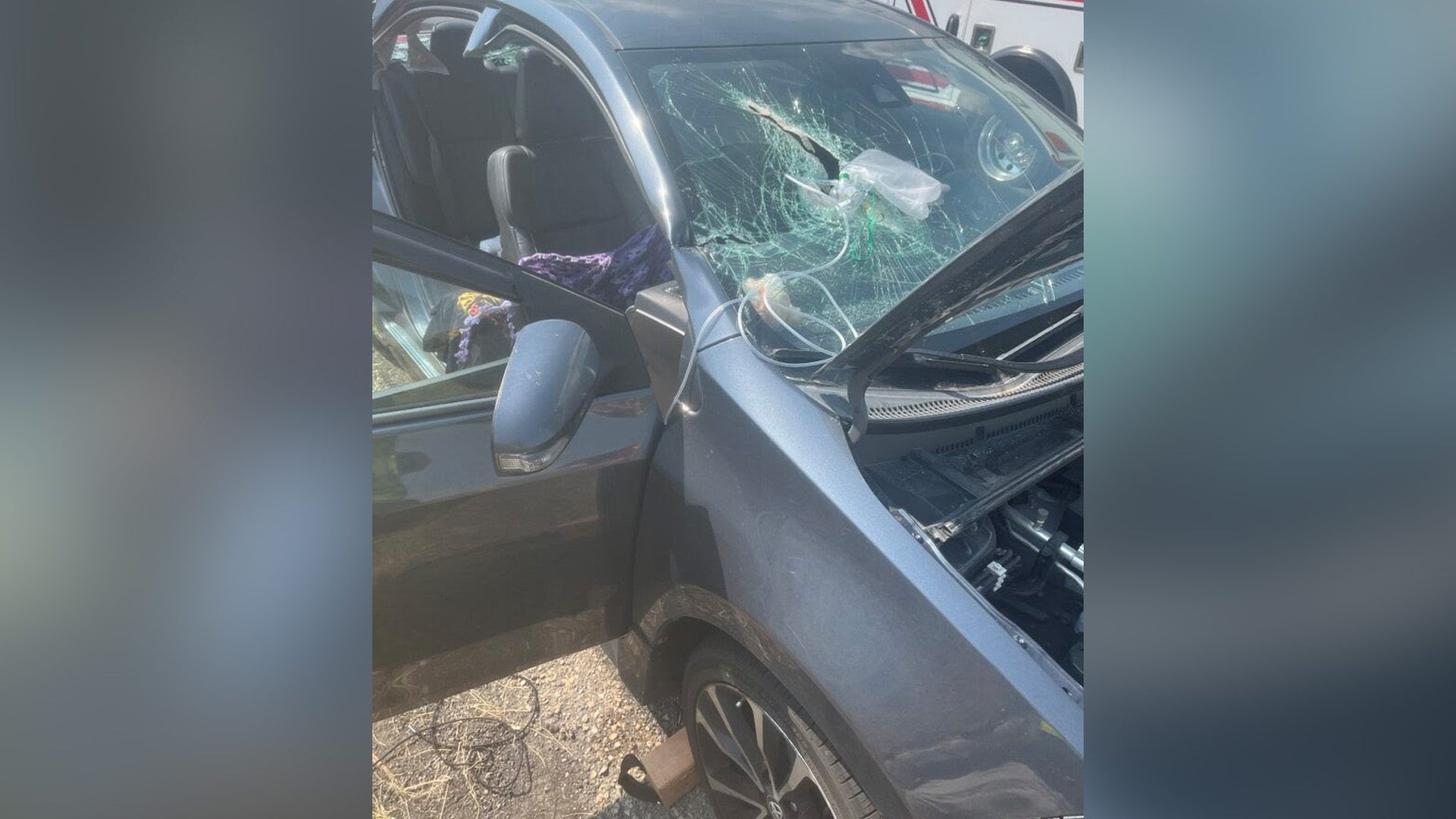 Woman impaled by flying rebar while driving near Deer Creek Dam