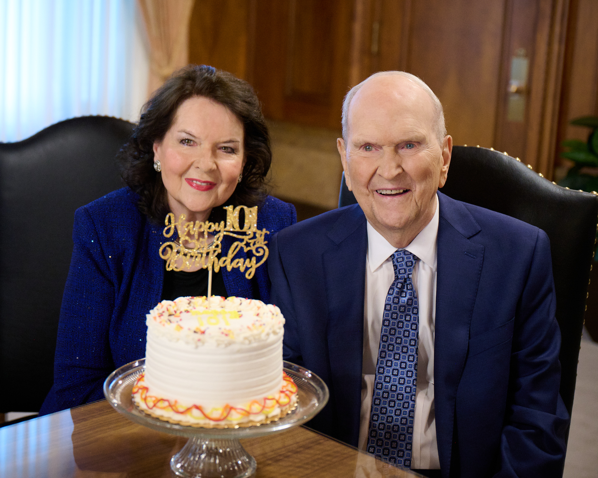 Church President Russell M. Nelson celebrates 101st birthday
