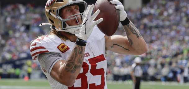 Have You Seen This? George Kittle mic'd up ahead of national tight ends day