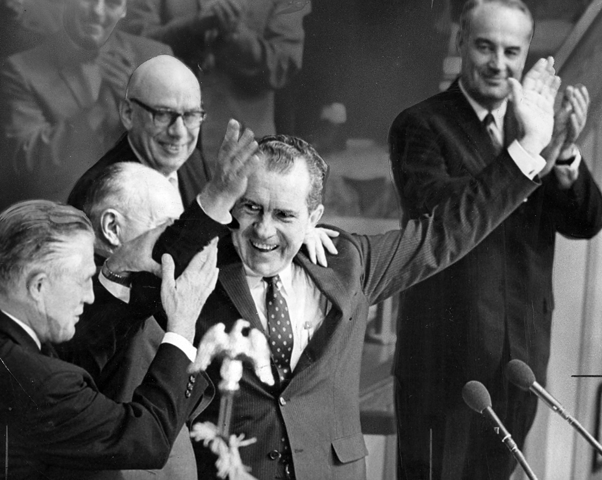 President Richard Nixon during a 1970 visit to Utah.