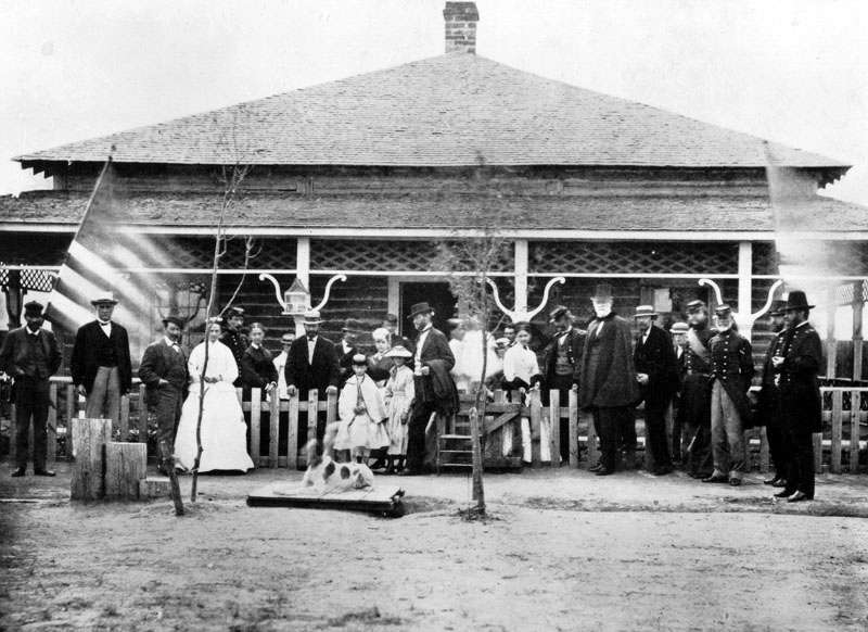 U.S. President Ulysses S. Grant in Utah in 1875.