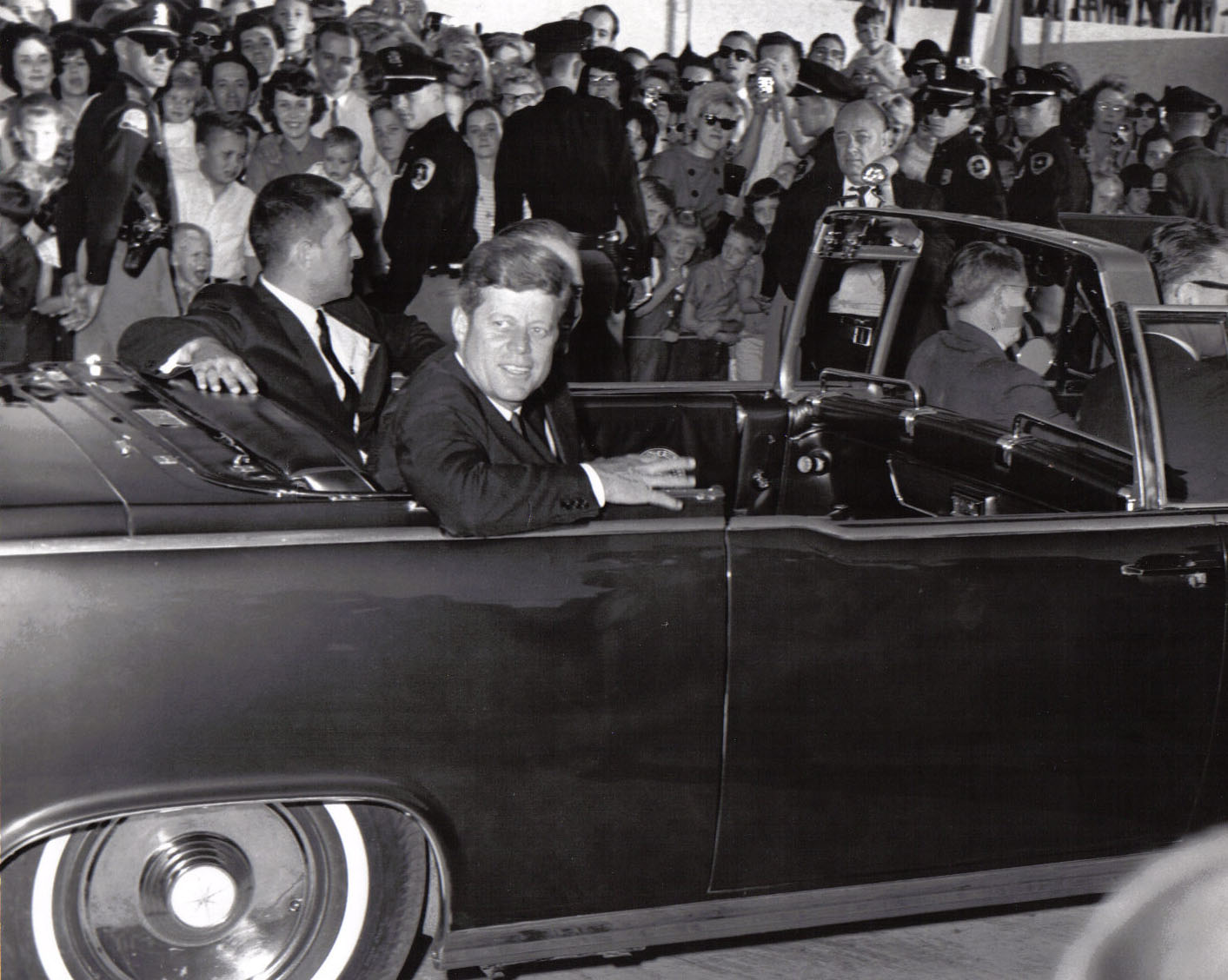 John F. Kennedy during his September 1963 visit to Salt Lake.