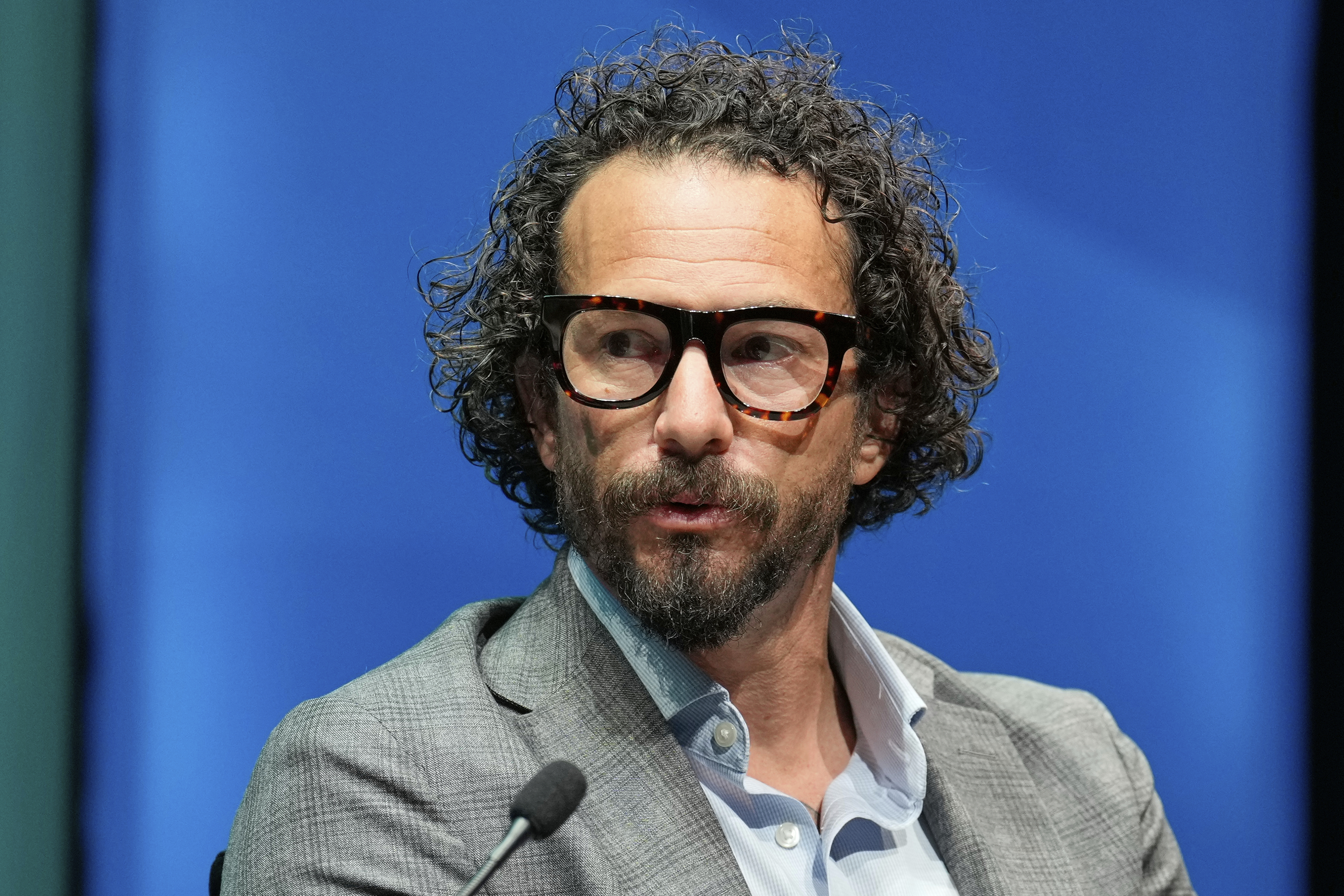 Former acting director of the FBI, Brian Driscoll, in New York, Wednesday. Driscoll filed a lawsuit against Kash Patel earlier this week, claiming he was let go for not firing people the White House wanted gone.