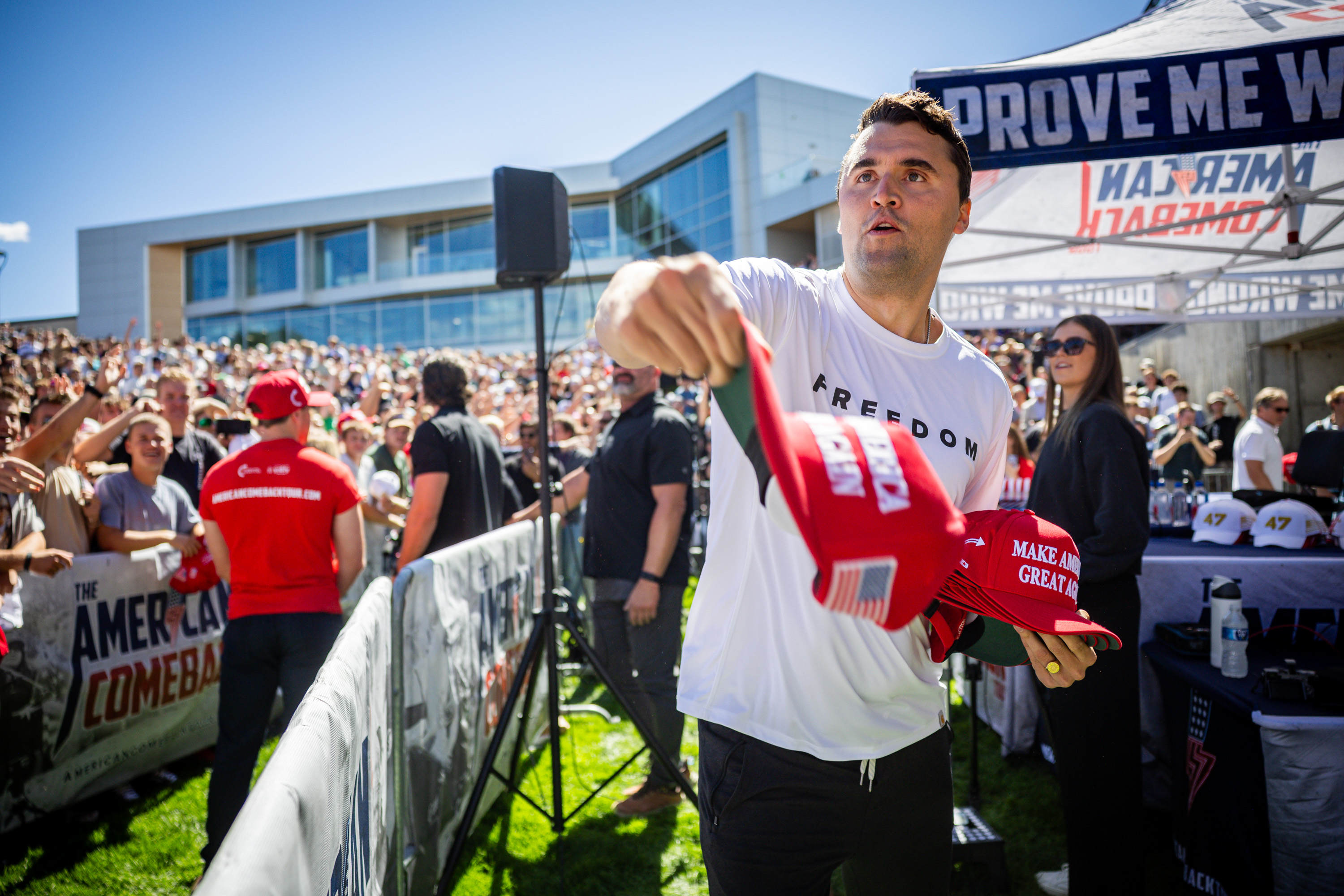 Here's how leaders are responding to the shooting of Charlie Kirk at Utah Valley University