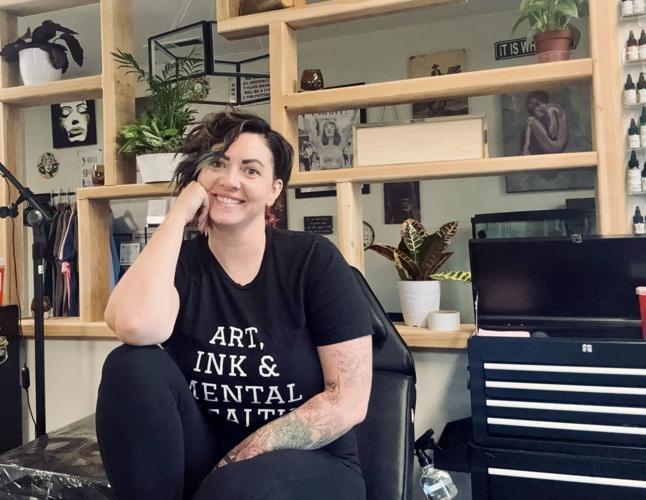 April Sevy is the owner of Transcendent Studios, a female owned and operated tattoo shop in St. George.