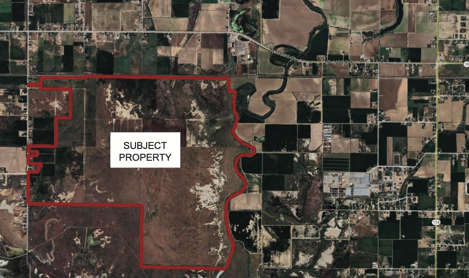Developers envision a new locale on the undeveloped expanse outlined in red in western Weber County. Over the long haul, decades, they envision as many as 13,200 housing units that could house 38,000 people.