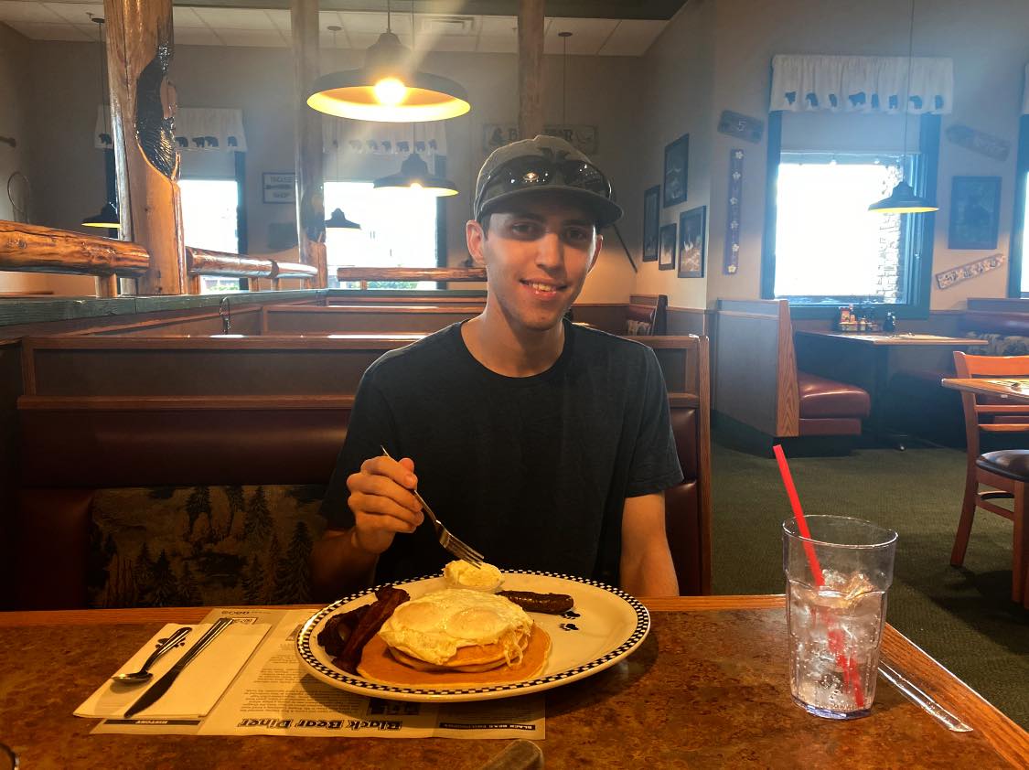 A photo of 22-year-old Tyler Robinson, arrested in connection with the shooting death of Charlie Kirk. Family members told investigators that Robinson "had become more political in recent years," police say.