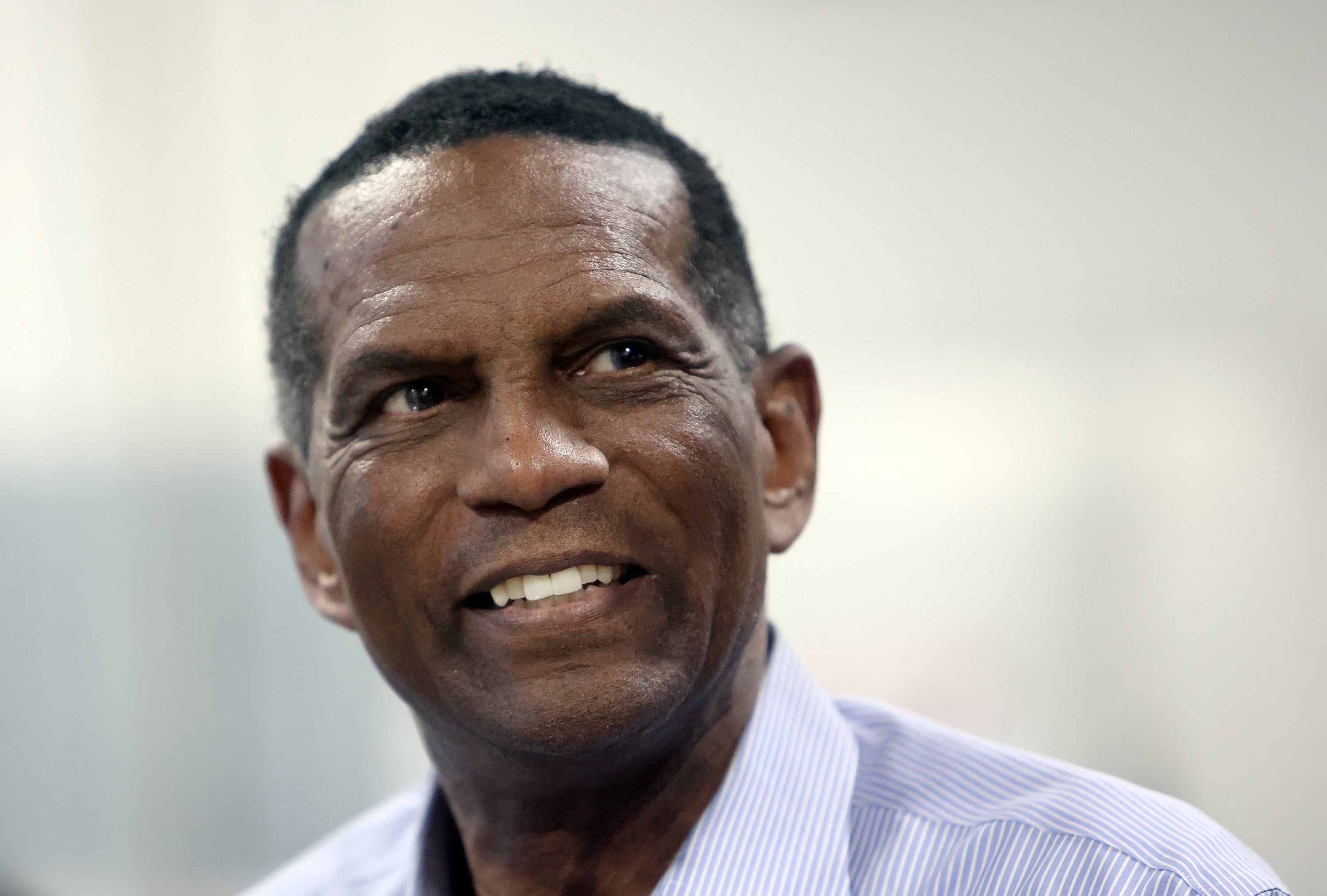 Rep. Burgess Owens, R-Utah, visits the Utah State Correctional Facility in Salt Lake City on Aug. 4. Owens hosted a roundtable Friday discussing how Utahns will benefit from the Working Families Tax Cut Act.