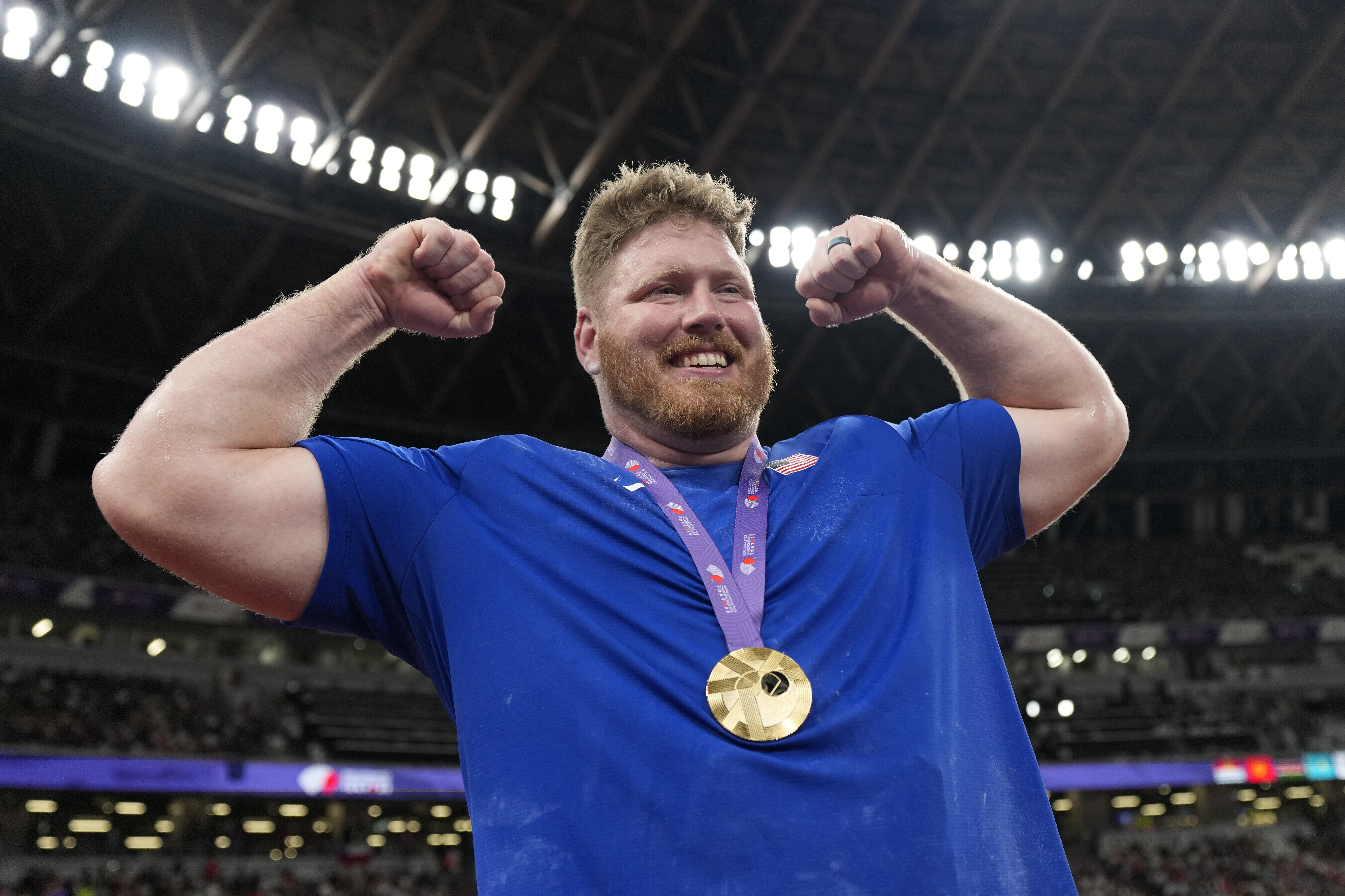 Ryan Crouser beats injury and wins his third world shot put title to go with three Olympics golds