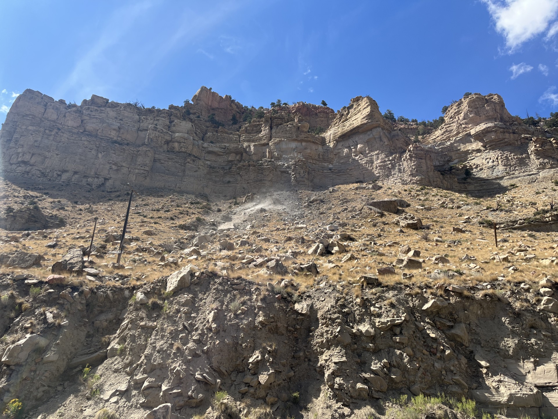US 6 reopens following cleanup of rockslide in Carbon County