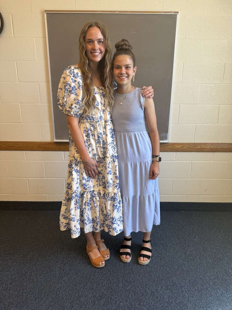Annie Larrabee and Marissa Kauffman pose for a picture. Marissa received a liver transplant made possible through a paired exchange. Larrabee was a donor in the exchange.