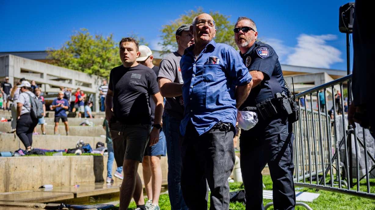 George Zinn, 71, who was arrested after Charlie Kirk was shot at Utah Valley University in Orem on Sept. 10, was charged this week with obstruction of justice and sexual exploitation of a minor.