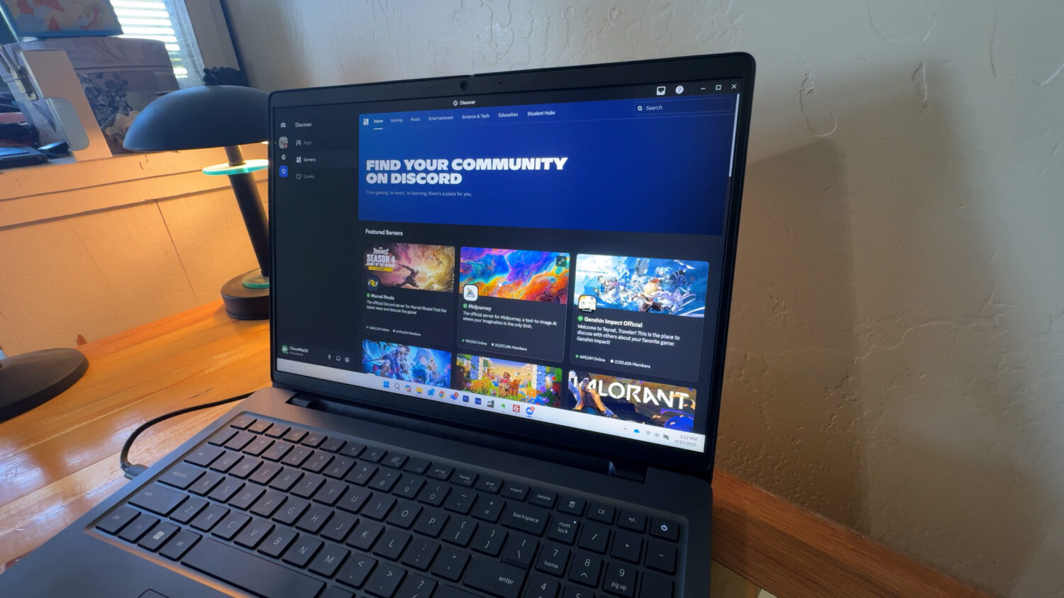 A shot of Discord, Monday. Former FBI agent Greg Rogers said online forums like these can become reality for those who spend too much time online.