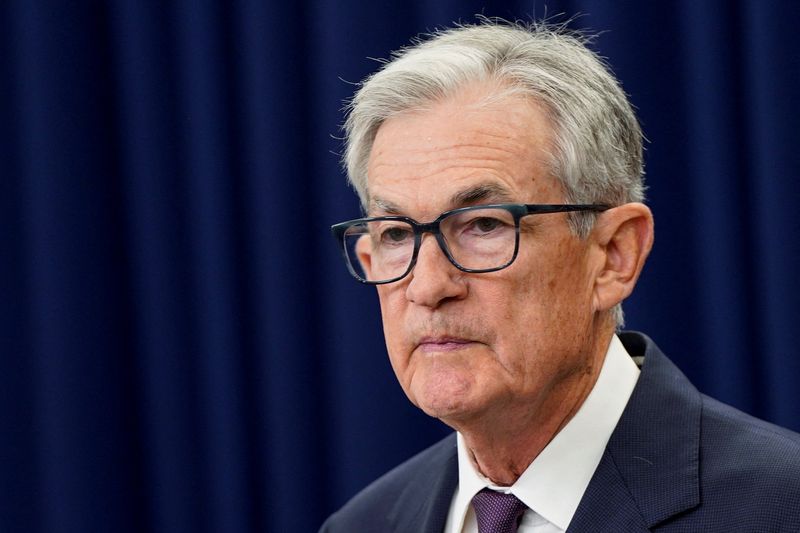 Federal Reserve Chair Jerome Powell at a press conference in Washington on Wednesday. Powell said the softening job market is now the main focus for the central bank and its policymakers.