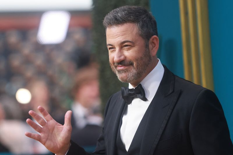 ABC said Wednesday it will stop airing "Jimmy Kimmel Live!" indefinitely after the host's remarks about Charlie Kirk's killing came under fire from the head of the FCC. Kimmel is seen arriving at the Primetime Emmy Awards in Los Angeles on Sept. 12, 2022.
