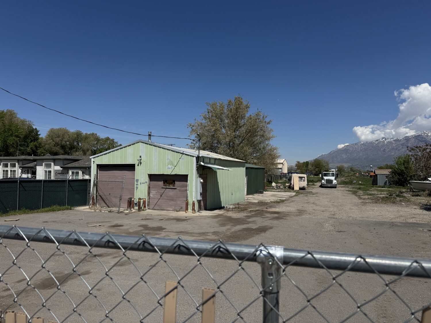 The junkyard where Scott James Perkins was found, bloody and beaten in Ogden. Perkins later died due to his injuries.