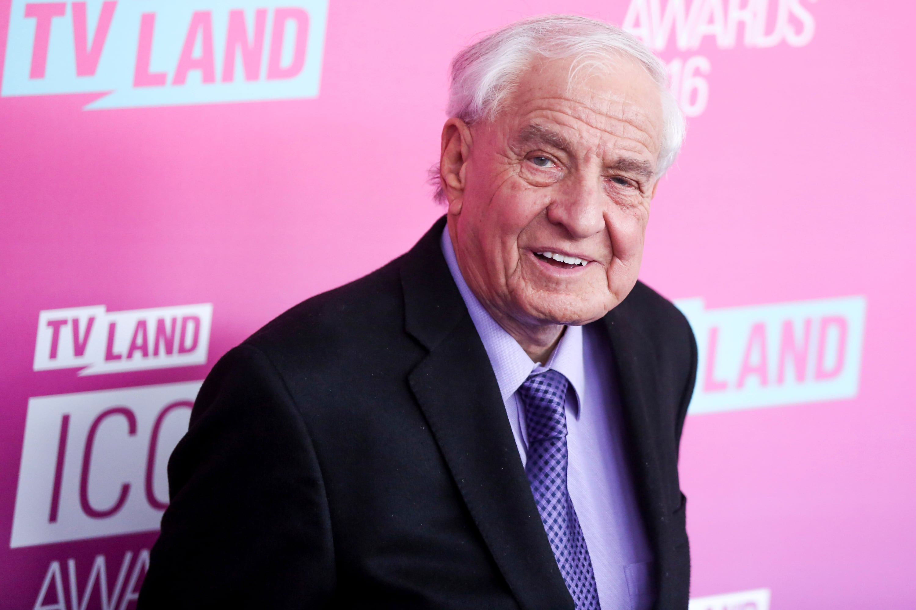 In this April 10, 2016, photo, Garry Marshall arrives at the 2016 TV Land Icon Awards at Barker Hangar in Santa Monica, Calif.