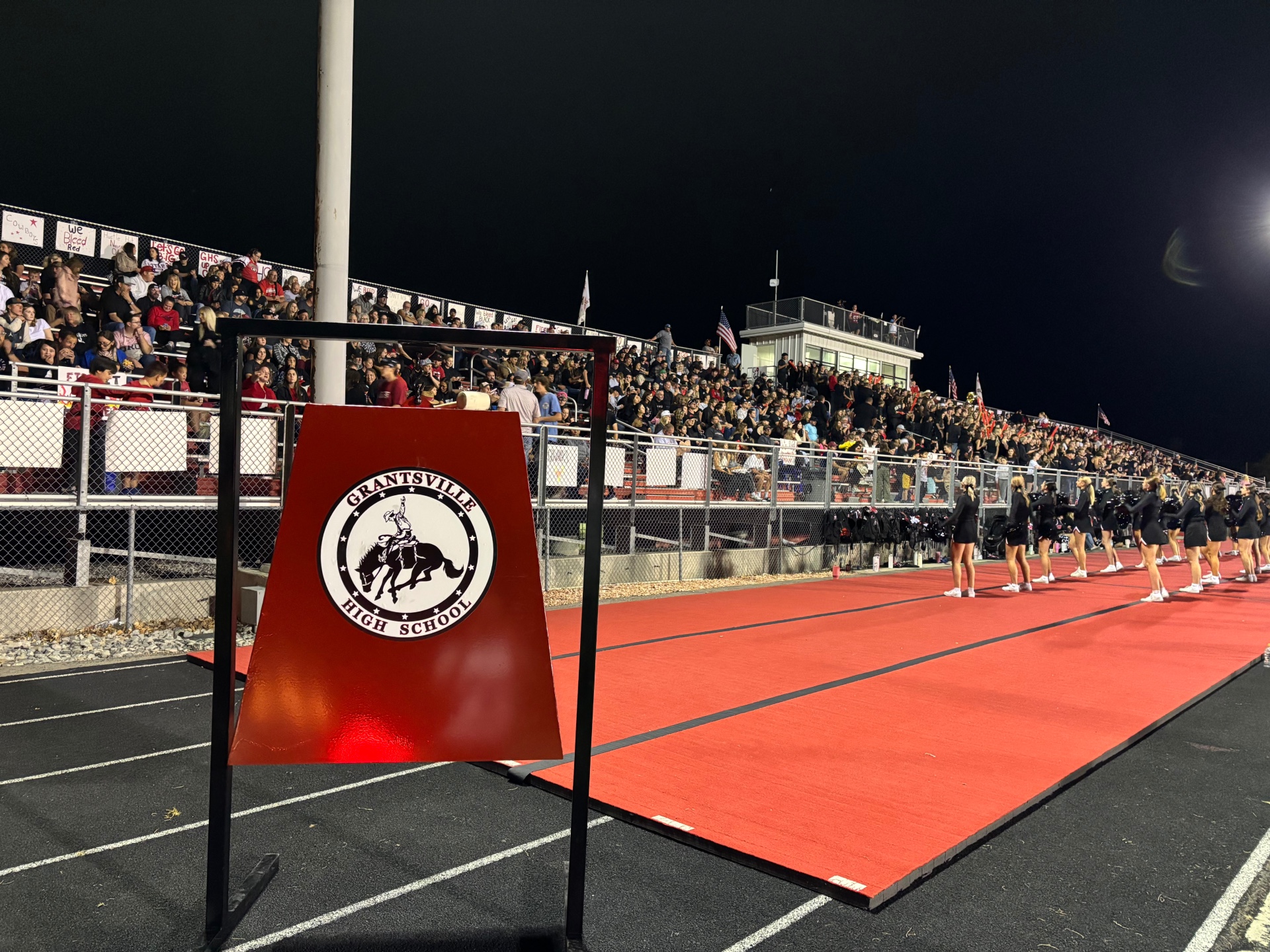 Grantaville's touchdown cowbell.