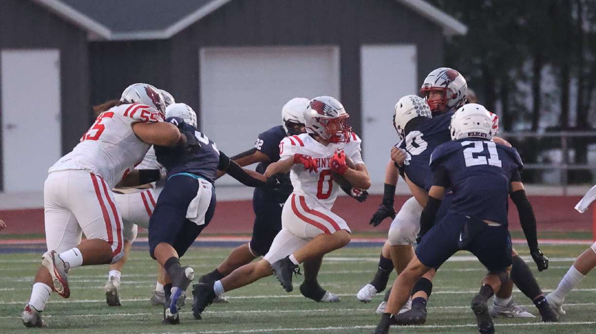 Bountiful traveled to Woods Cross in a cross-town rivalry game played in Woods Cross on Sept. 19, 2025.