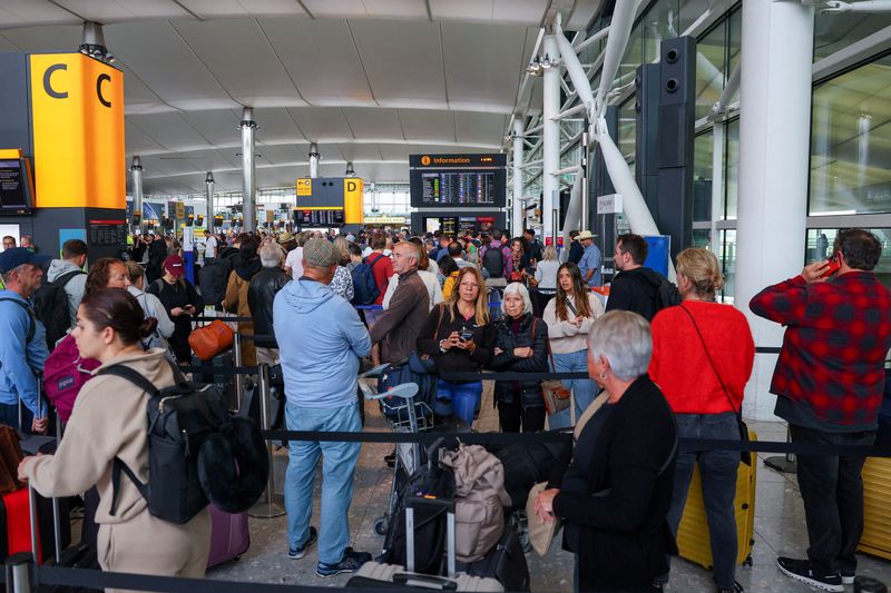 European airports snarled by cyberattack, disruption to stretch into Sunday 