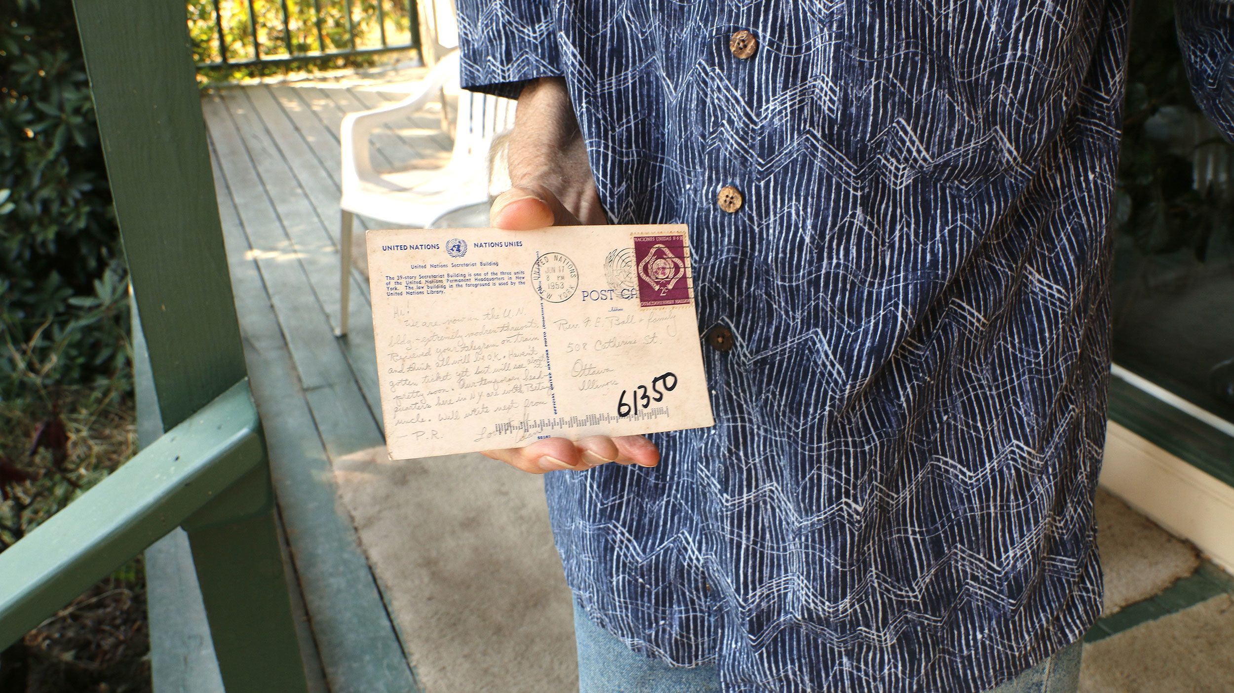 No one missed the postcard he sent in 1953. Until some strangers cracked a mystery