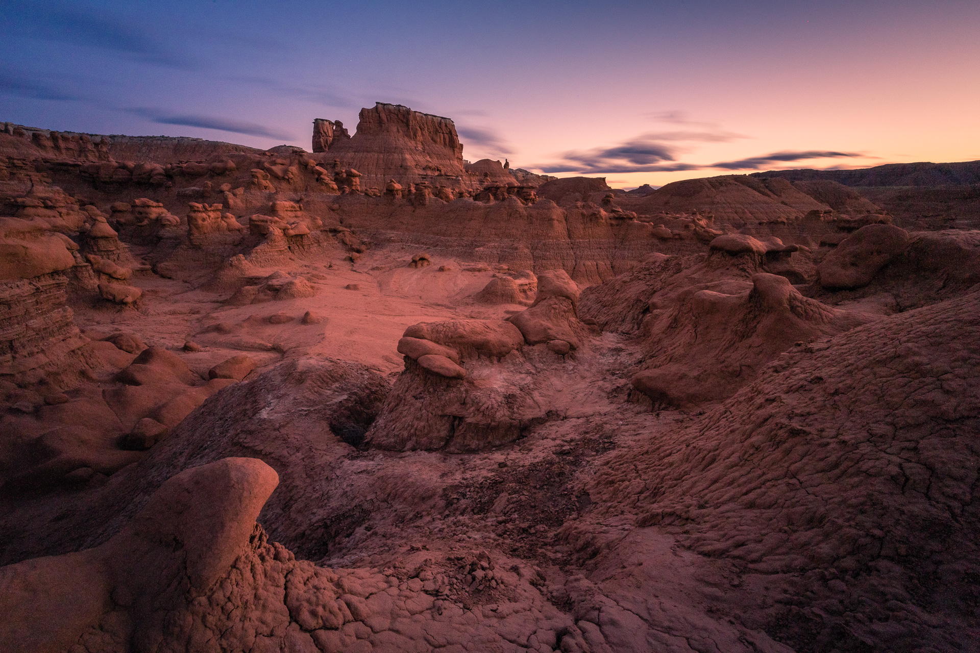 Goblin Valley is from within the current boundaries of Goblin Valley State Park in April 2016.