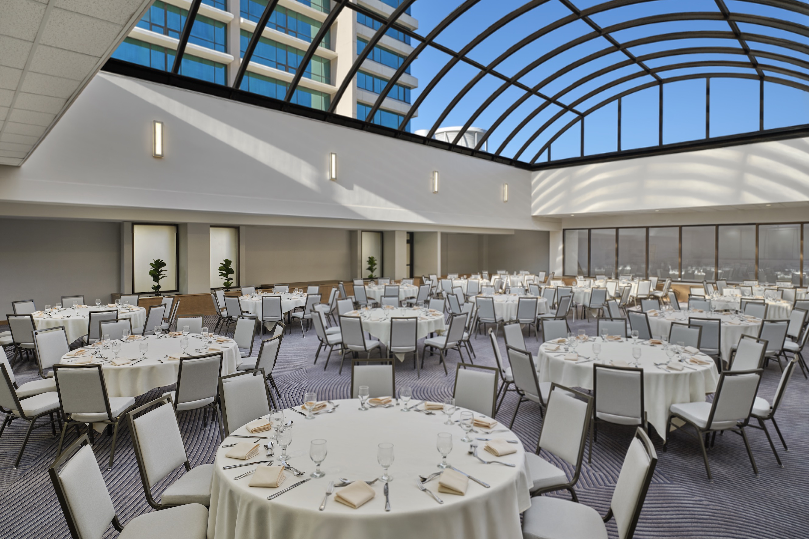 A rendering of a renovated reception room within the Salt Lake City Marriott Downtown at City Creek. The room was part of a multimillion-dollar renovation that is now complete, the hotel announced on Monday.