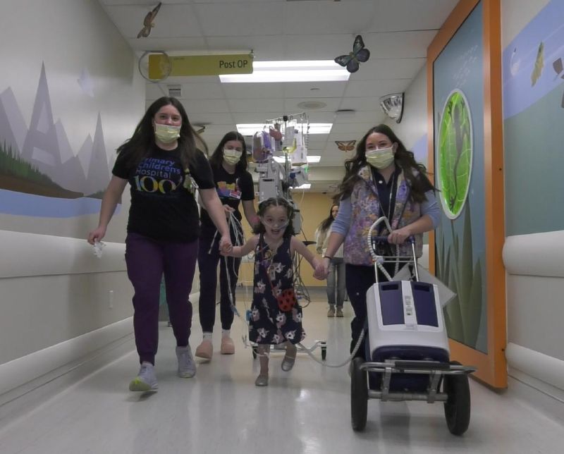 5-year-old welcomed home after 975 days in hospital