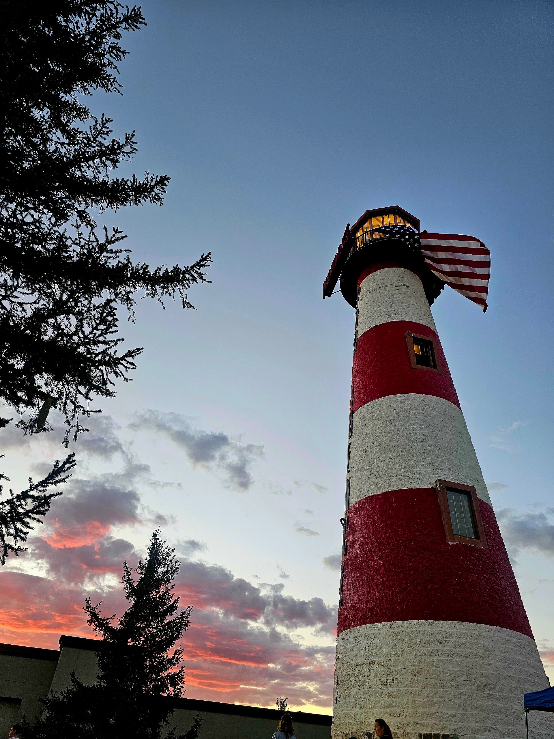 The lighthouse at Providence Point in Cedar City.