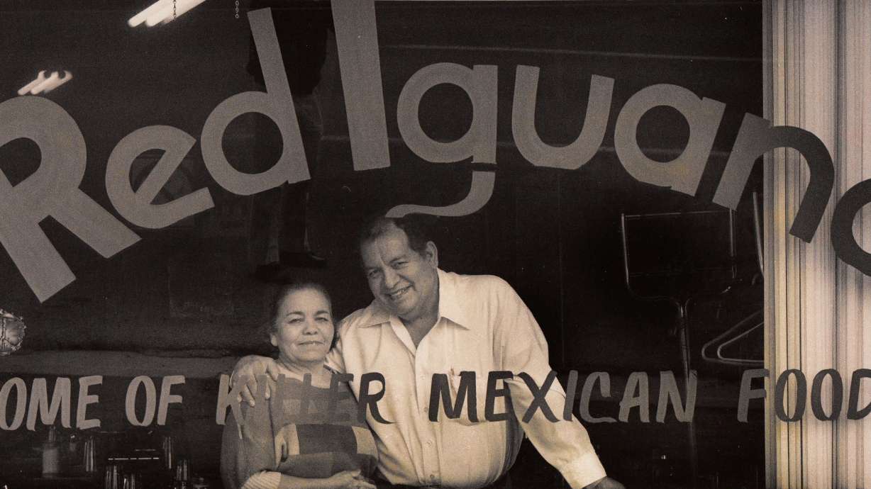 Ramon Cardenas Sr., right, the co-founder of Salt Lake City restaurant Red Iguana, died Friday, Sept. 26. He's shown in an undated photo in Red Iguana's early years with wife Maria, the other co-founder, who died in 2002.