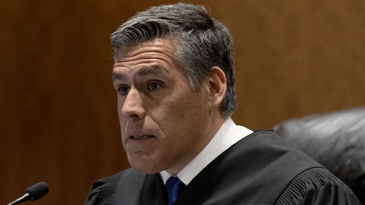 Fourth District Court Judge Tony Graf speaks during a waiver hearing for Tyler Robinson, the man accused of killing Charlie Kirk at Utah Valley University, in Utah County Court in Provo on Monday.