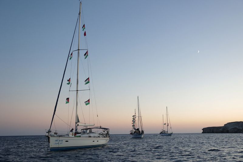 Israeli military intercepts Gaza aid flotilla, organizers say